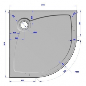 GW Deluxe 90x90x4 R-Black #5