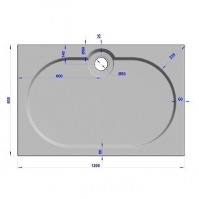 GW Deluxe 120x80x2 Q-White #6