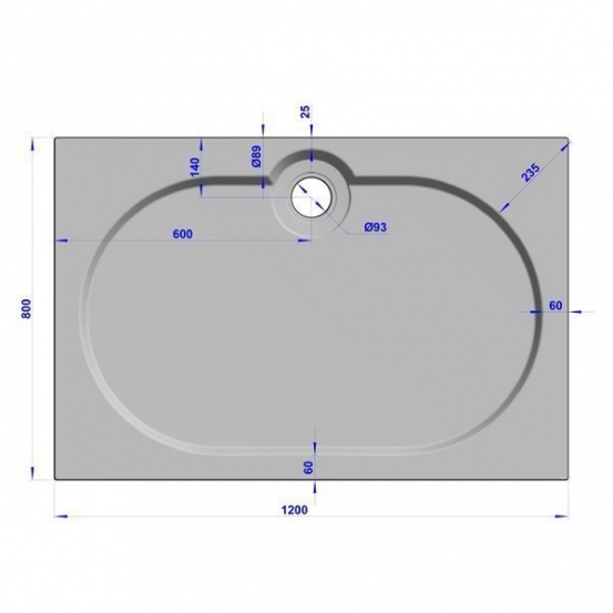 GW Deluxe 120x80x2 Q-White #6