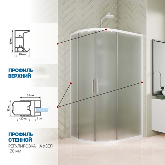 Инфографика 3 KÜBELE DE018RB белый матовый стекло матовое