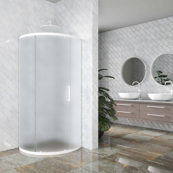 KÜBELE DE018RR3 белый матовый стекло матовое